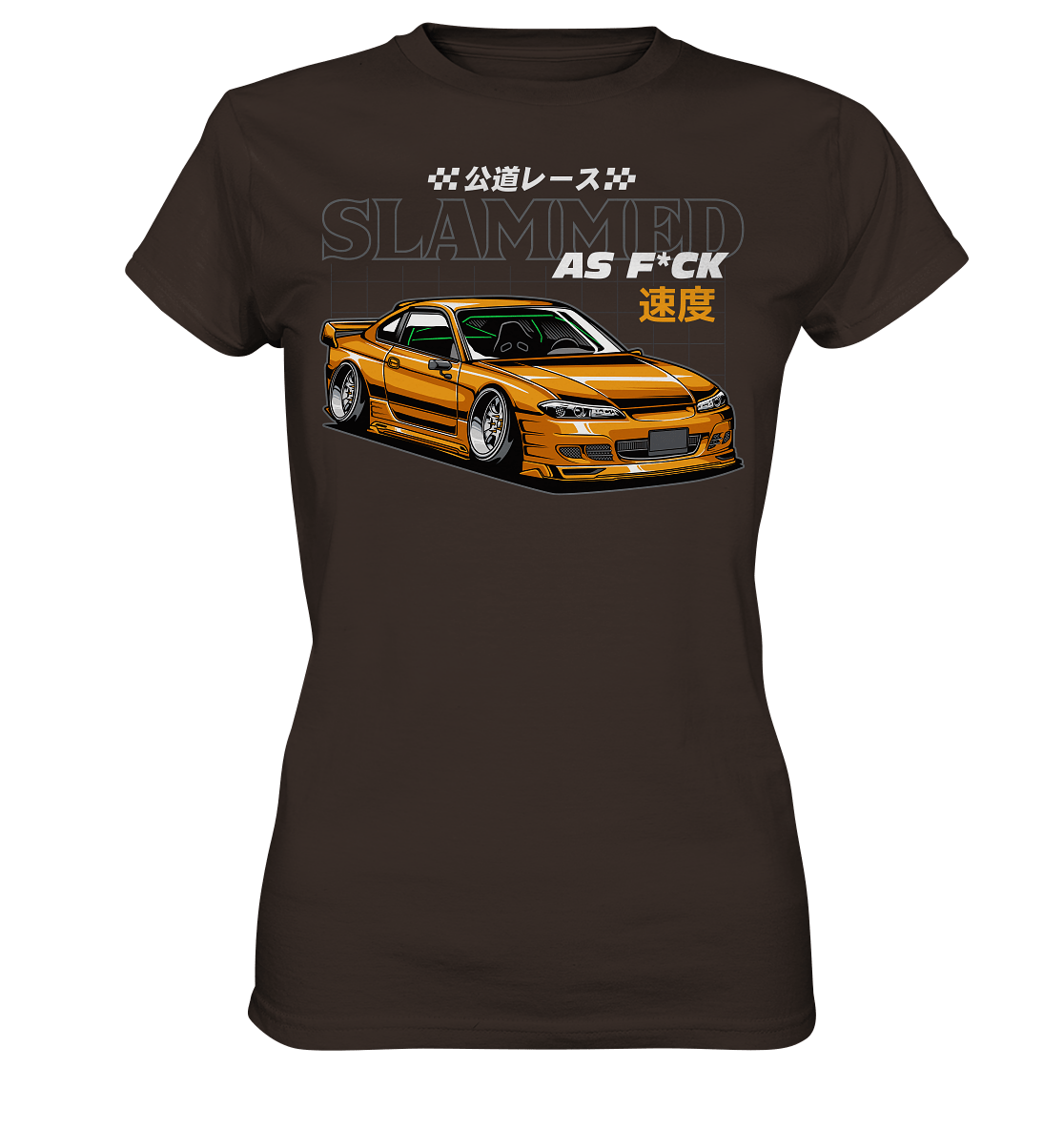 Slammed Nissan Silvia S15 - Ladies Premium Shirt - MotoMerch.de