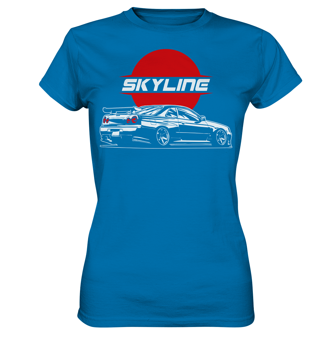 Slammed Skyline R34 GT-R - Ladies Premium Shirt - MotoMerch.de