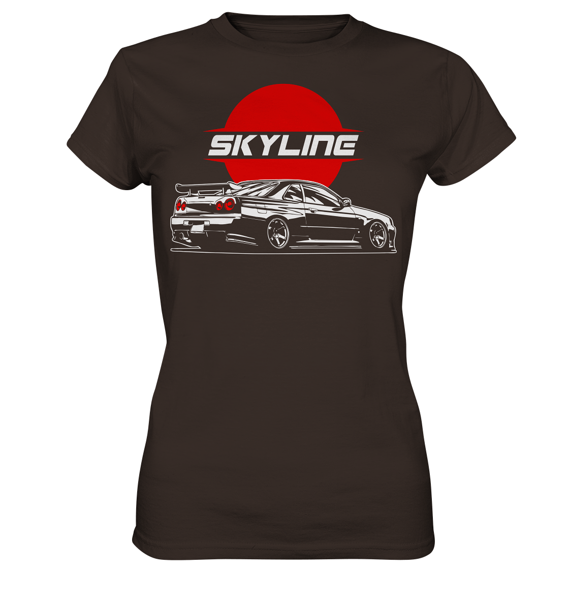 Slammed Skyline R34 GT-R - Ladies Premium Shirt - MotoMerch.de