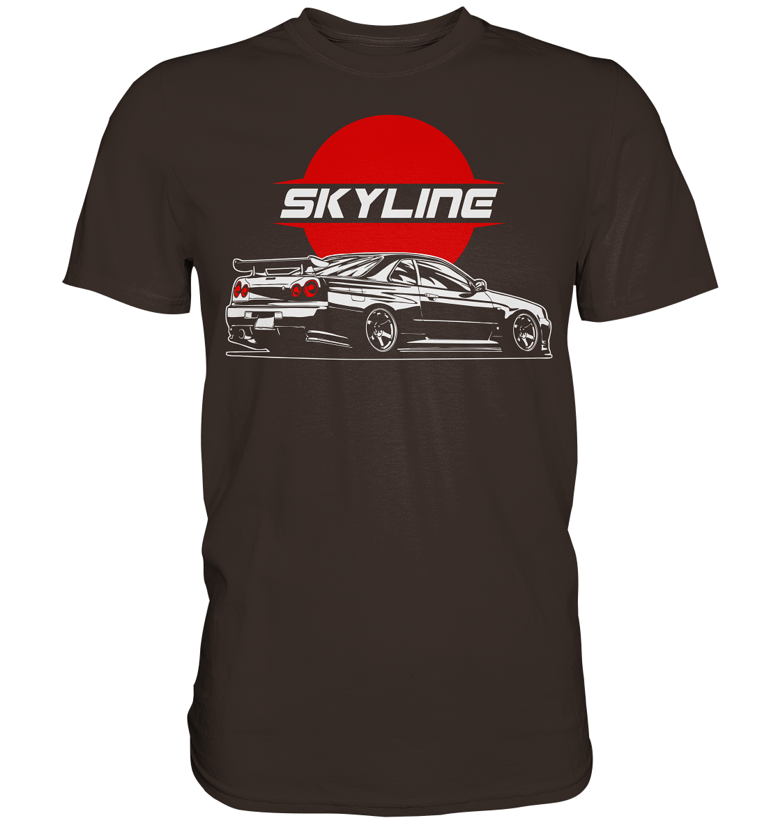 Slammed Skyline R34 GT-R - Premium Shirt - MotoMerch.de