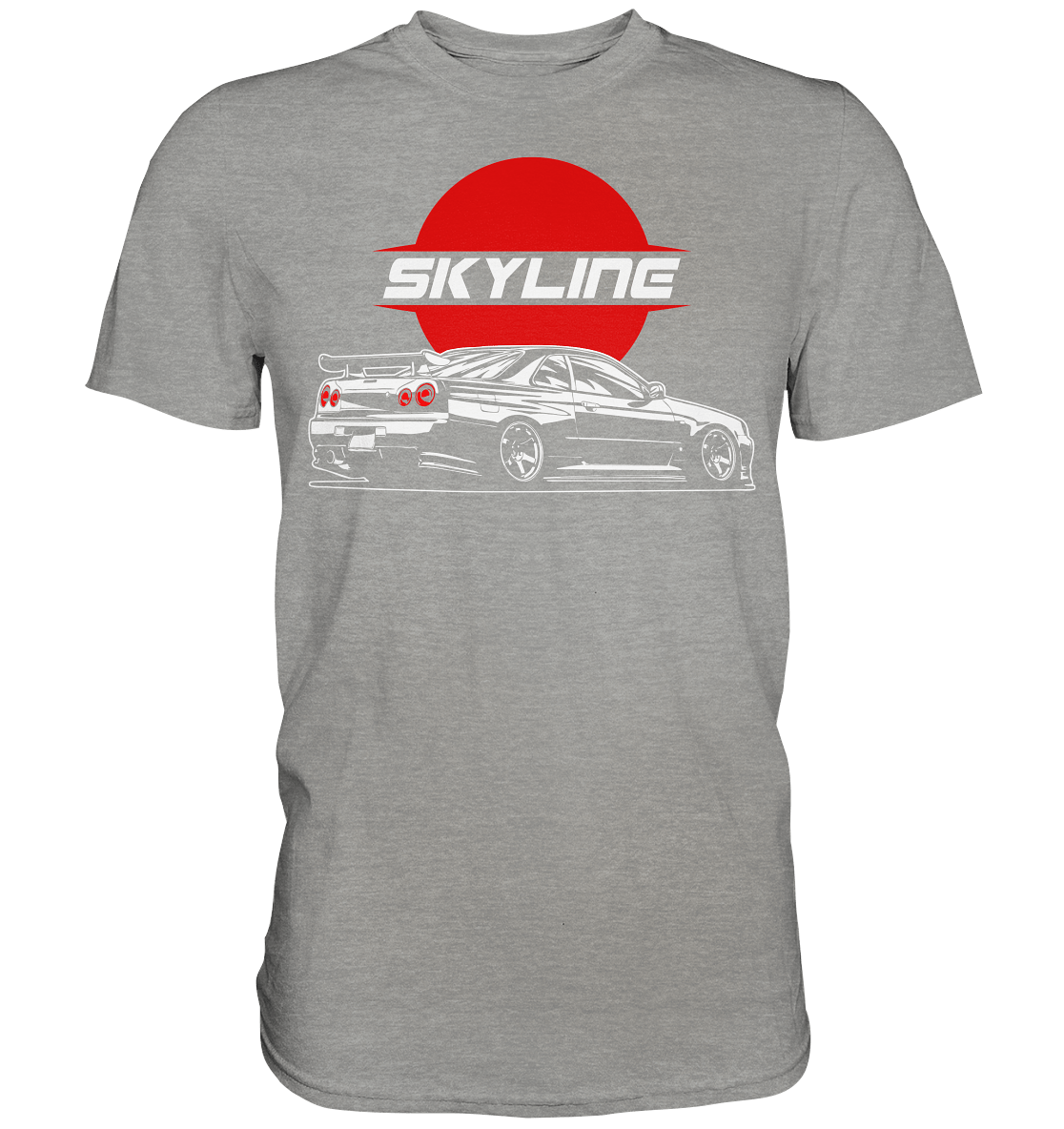 Slammed Skyline R34 GT-R - Premium Shirt - MotoMerch.de