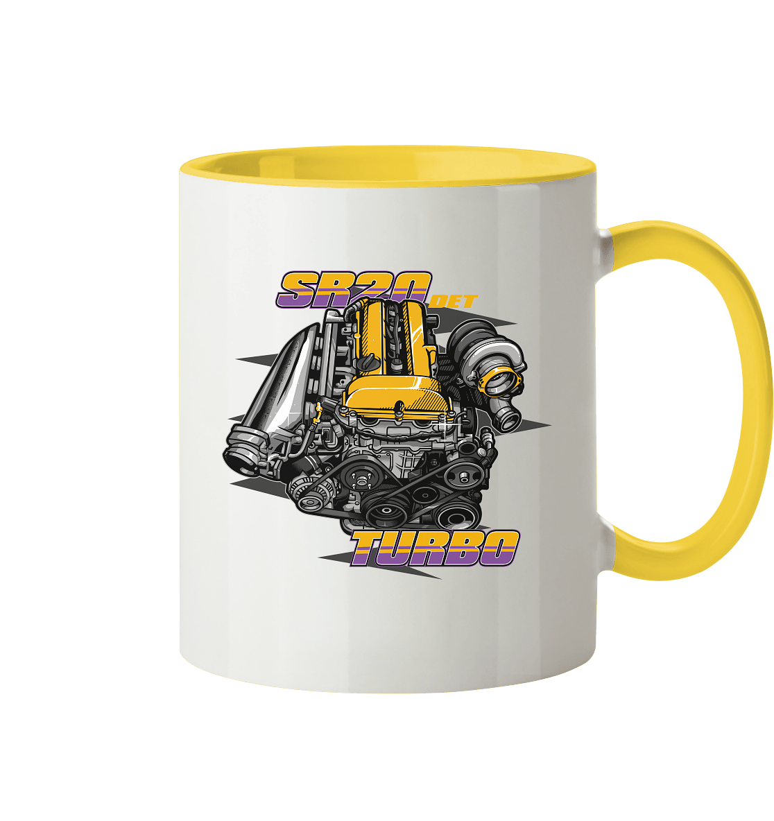 SR20DET Turbo - Tasse zweifarbig - MotoMerch.de