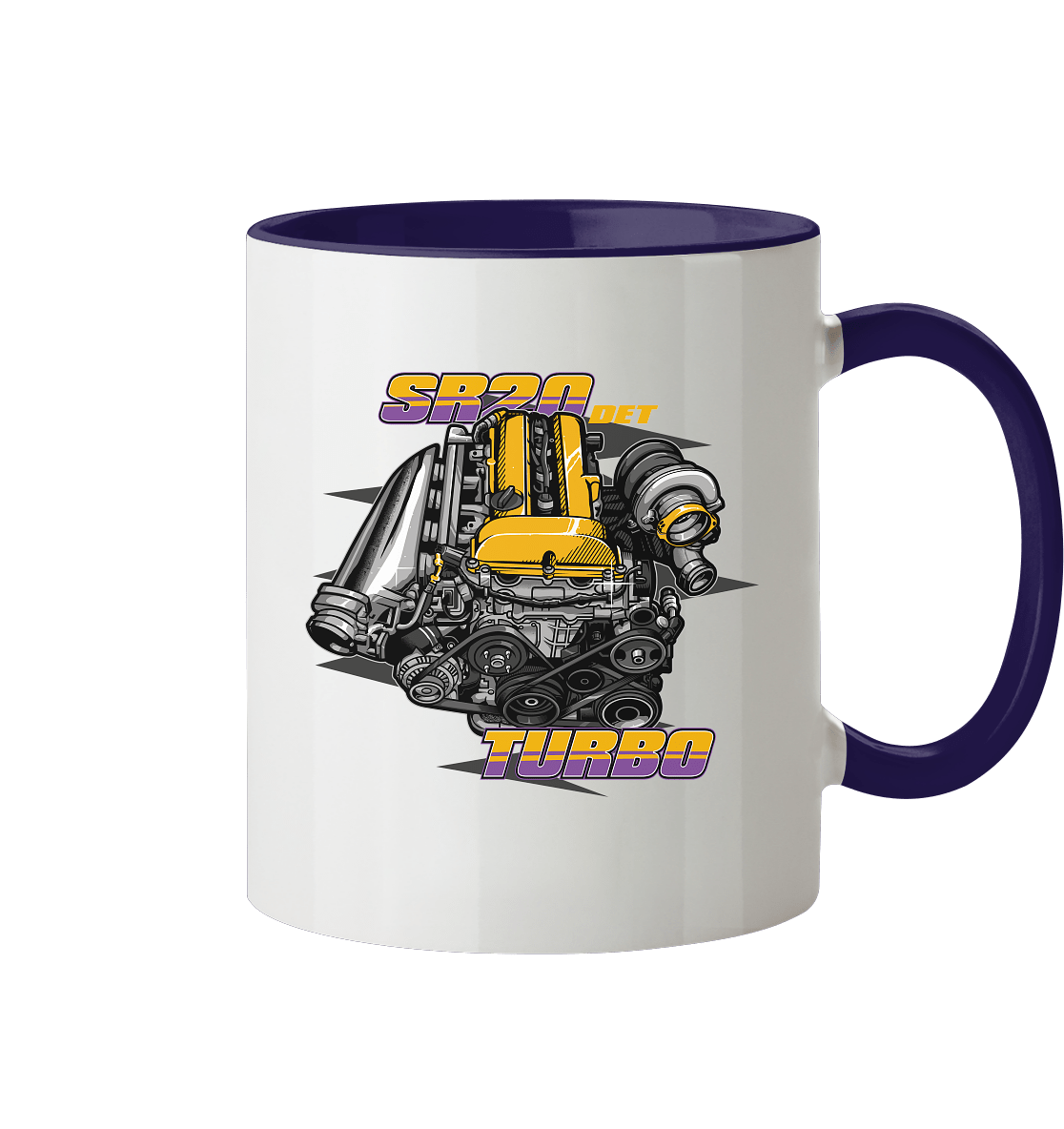 SR20DET Turbo - Tasse zweifarbig - MotoMerch.de