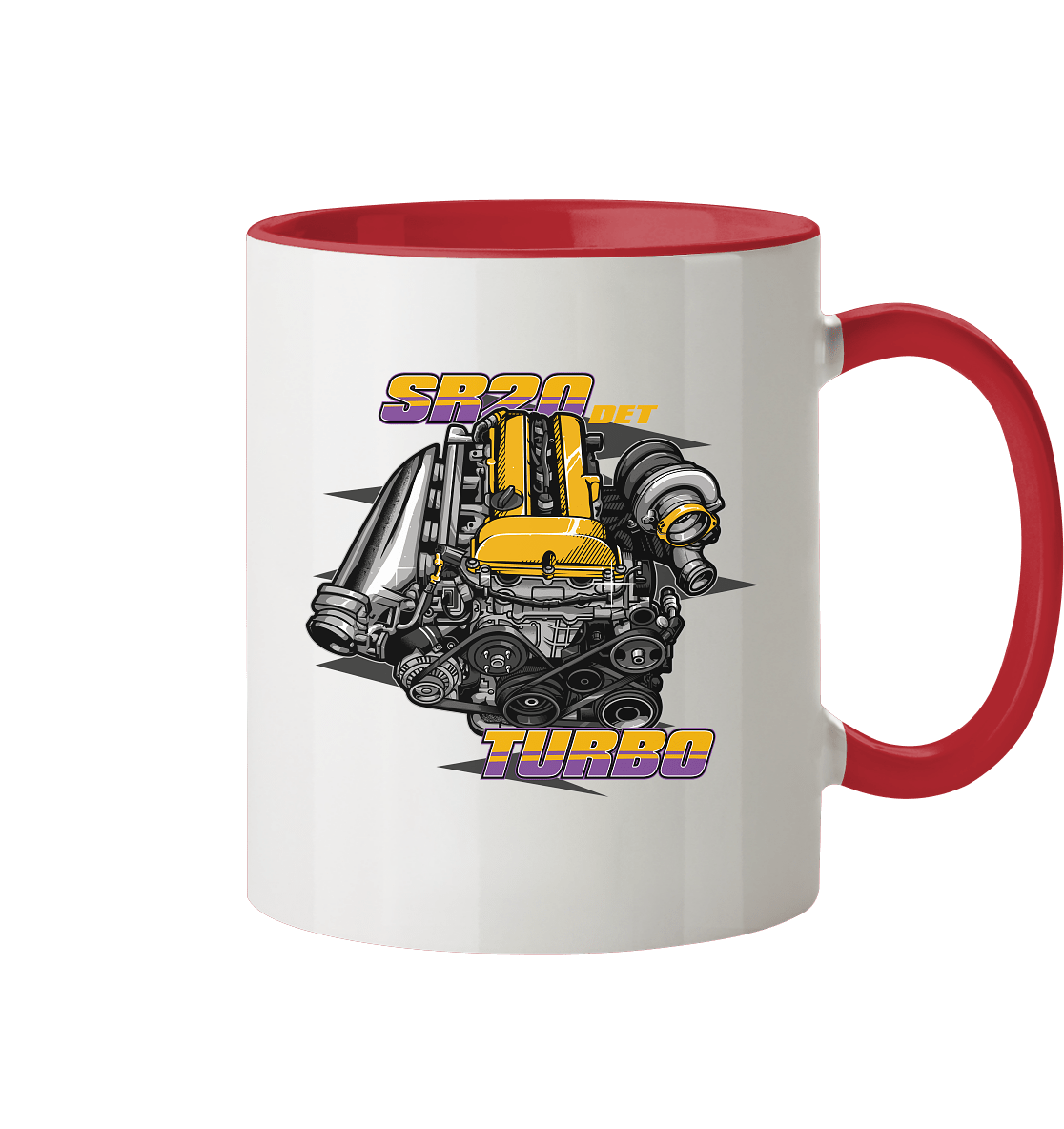 SR20DET Turbo - Tasse zweifarbig - MotoMerch.de