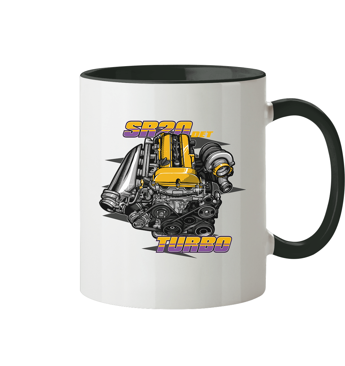 SR20DET Turbo - Tasse zweifarbig - MotoMerch.de