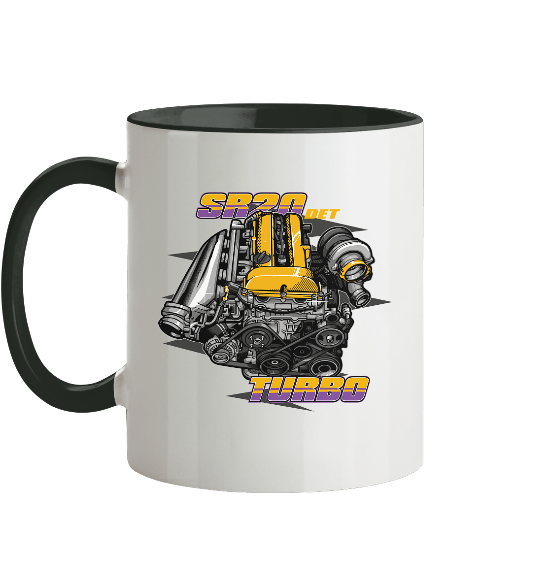 SR20DET Turbo - Tasse zweifarbig - MotoMerch.de