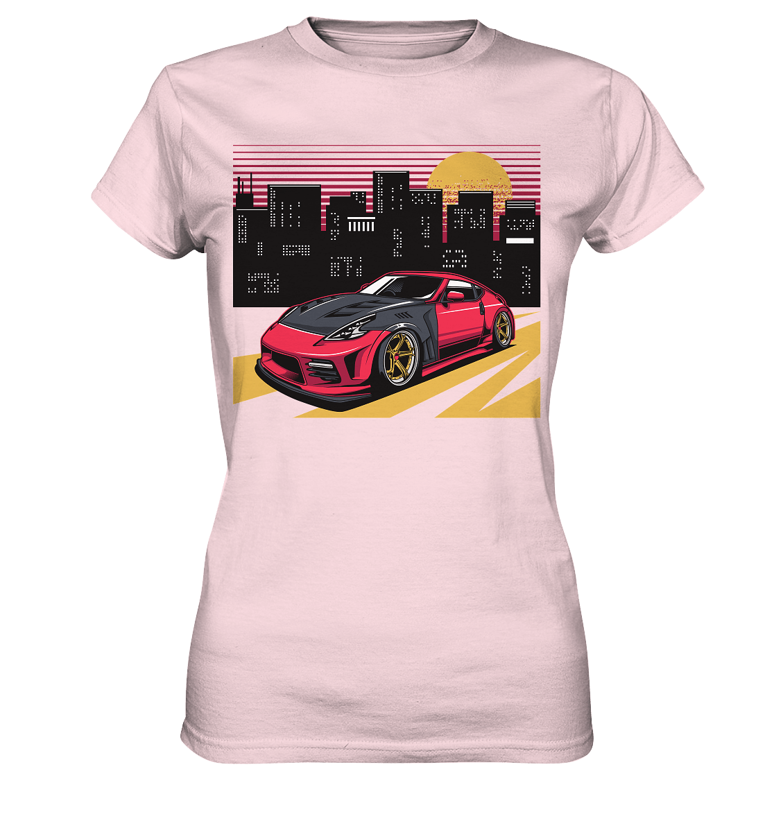 stanced Nissan 370Z - Ladies Premium Shirt - MotoMerch.de