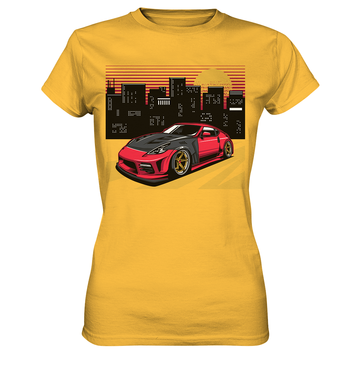 stanced Nissan 370Z - Ladies Premium Shirt - MotoMerch.de