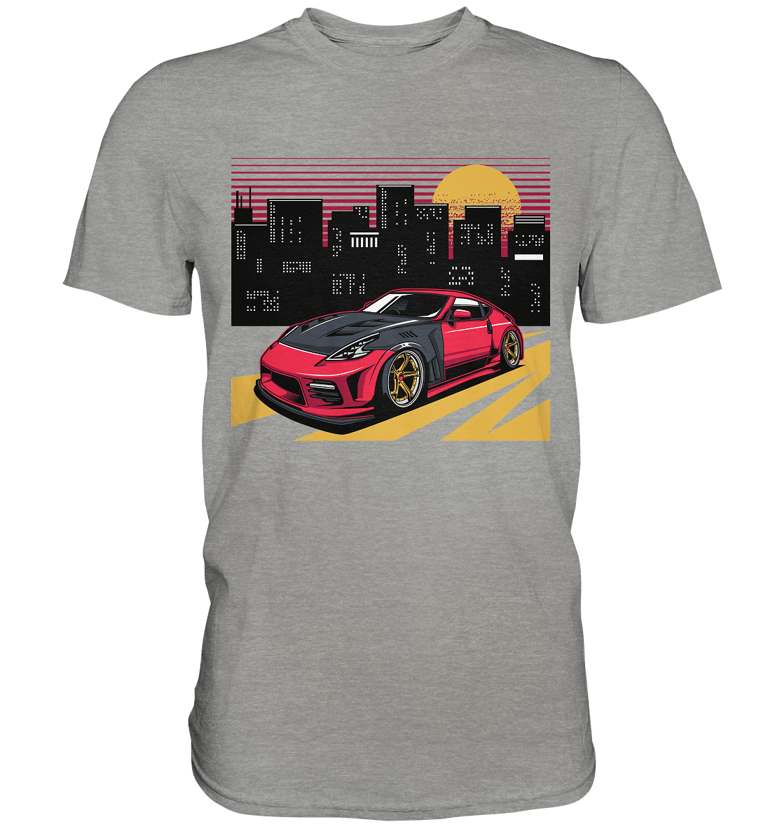 stanced Nissan 370Z - Premium Shirt - MotoMerch.de