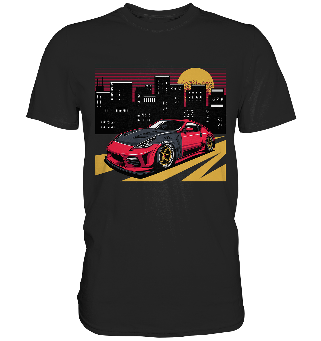 stanced Nissan 370Z - Premium Shirt - MotoMerch.de