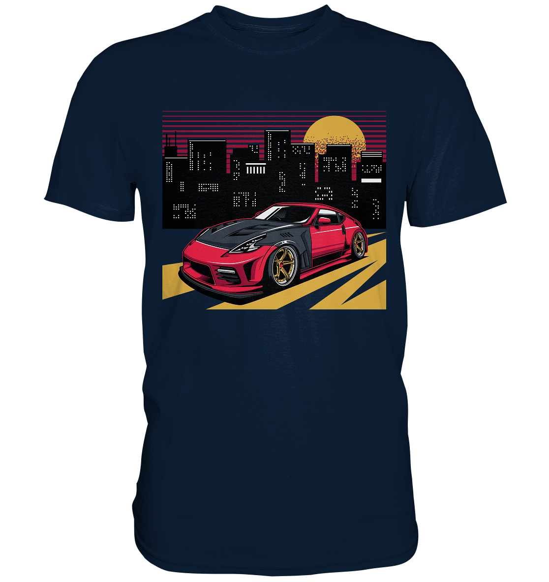 stanced Nissan 370Z - Premium Shirt - MotoMerch.de