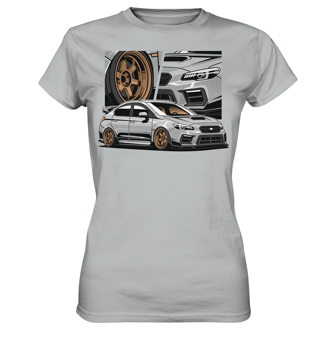 stanced WRX - Ladies Premium Shirt - MotoMerch.de