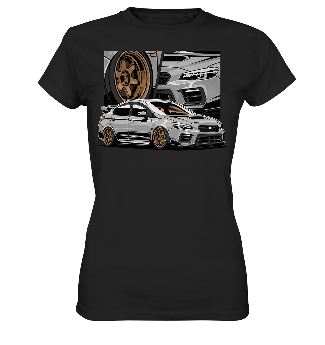 stanced WRX - Ladies Premium Shirt - MotoMerch.de