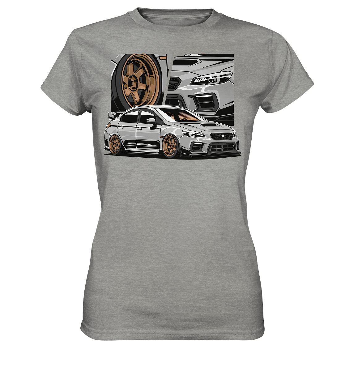 stanced WRX - Ladies Premium Shirt - MotoMerch.de