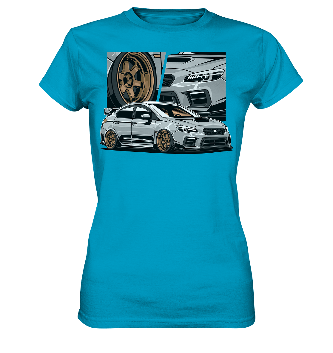 stanced WRX - Ladies Premium Shirt - MotoMerch.de