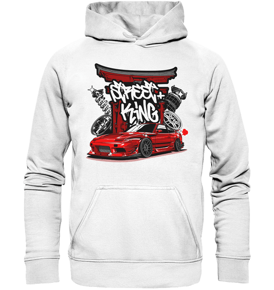 Street King Nissan Silvia S13 - Basic Unisex Hoodie - MotoMerch.de