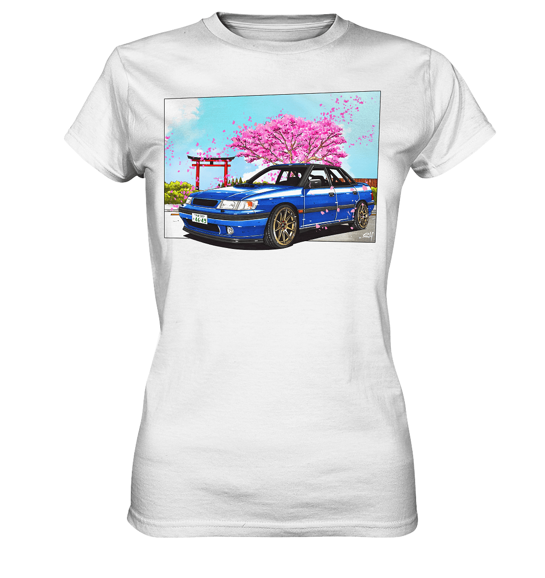 Subaru Legacy RS Turbo - Ladies Premium Shirt - MotoMerch.de