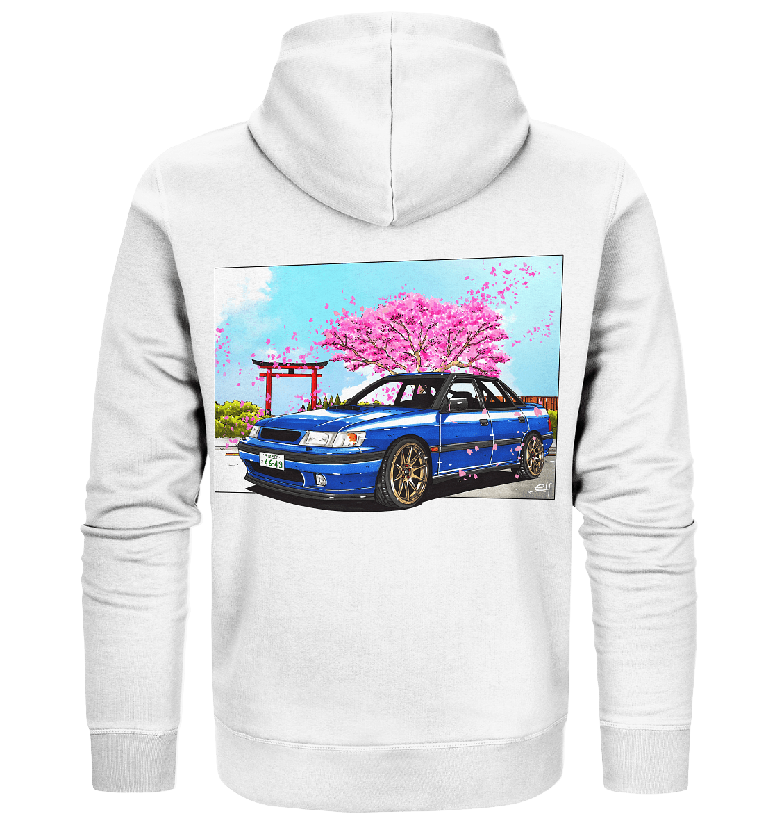 Subaru Legacy RS Turbo - Organic Zipper - MotoMerch.de