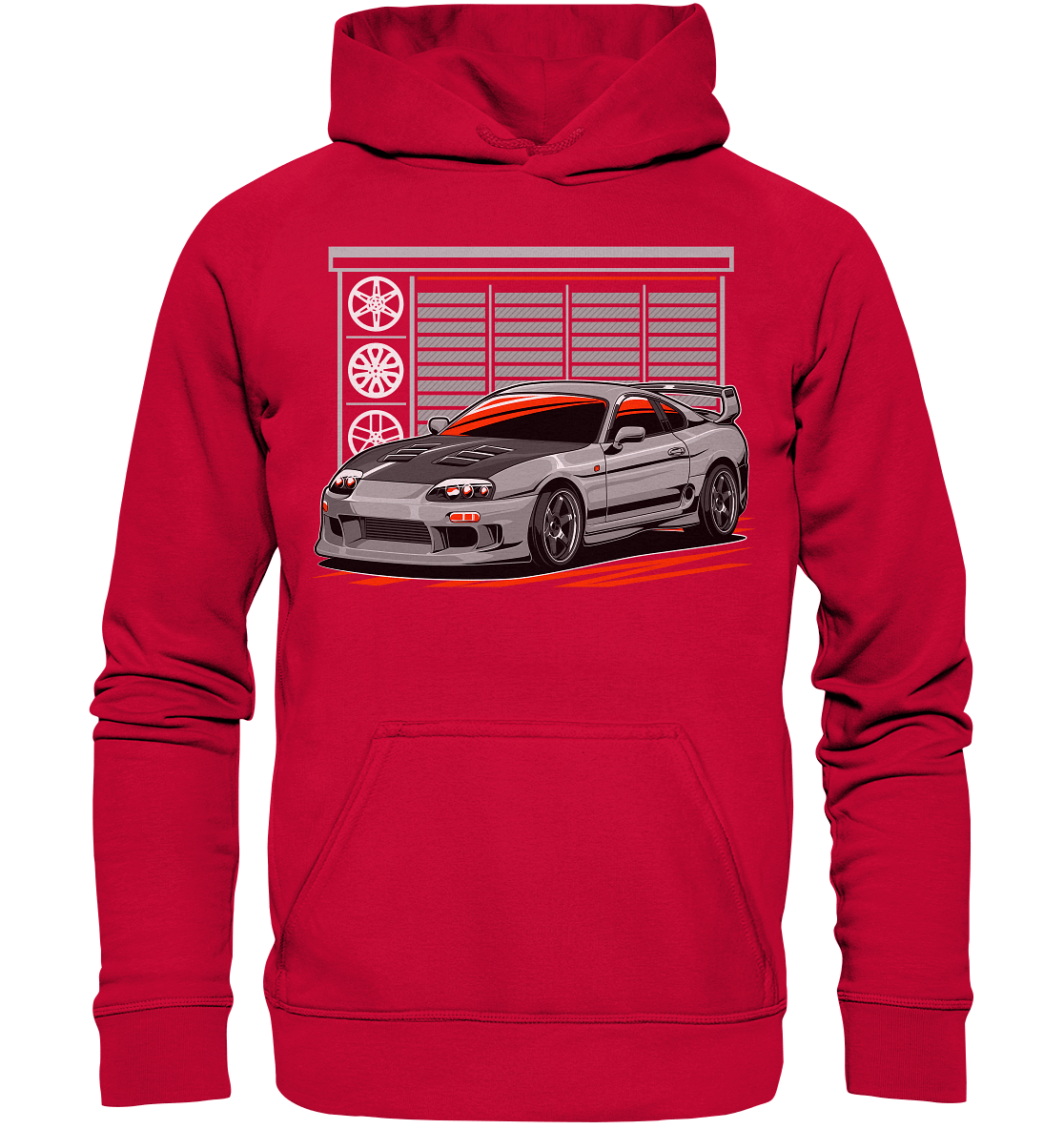 Supra MK4 Garage - Basic Unisex Hoodie - MotoMerch.de