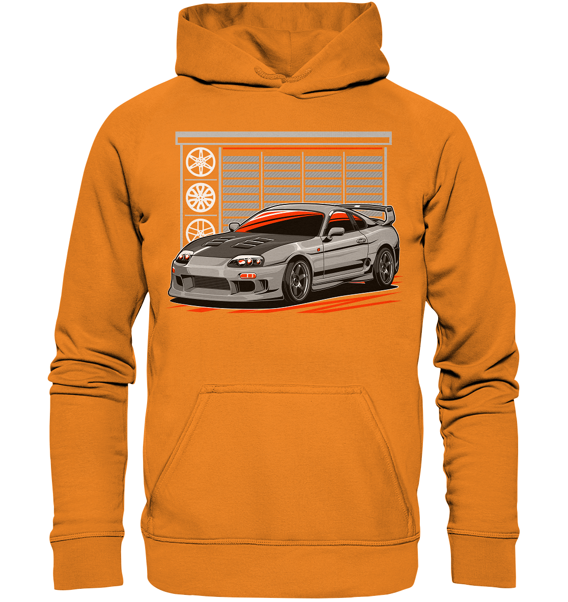 Supra MK4 Garage - Basic Unisex Hoodie - MotoMerch.de