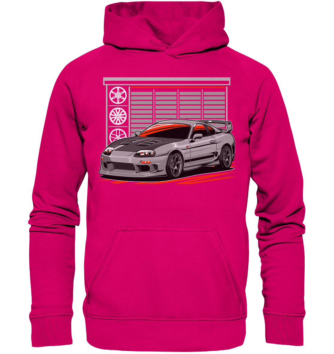 Supra MK4 Garage - Basic Unisex Hoodie - MotoMerch.de