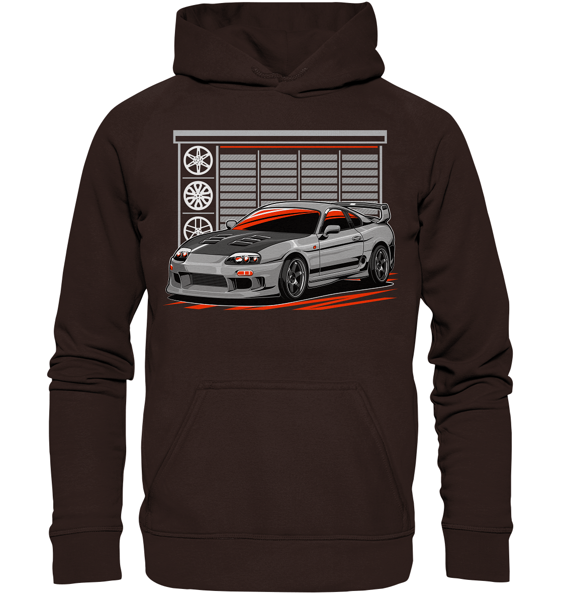 Supra MK4 Garage - Basic Unisex Hoodie - MotoMerch.de