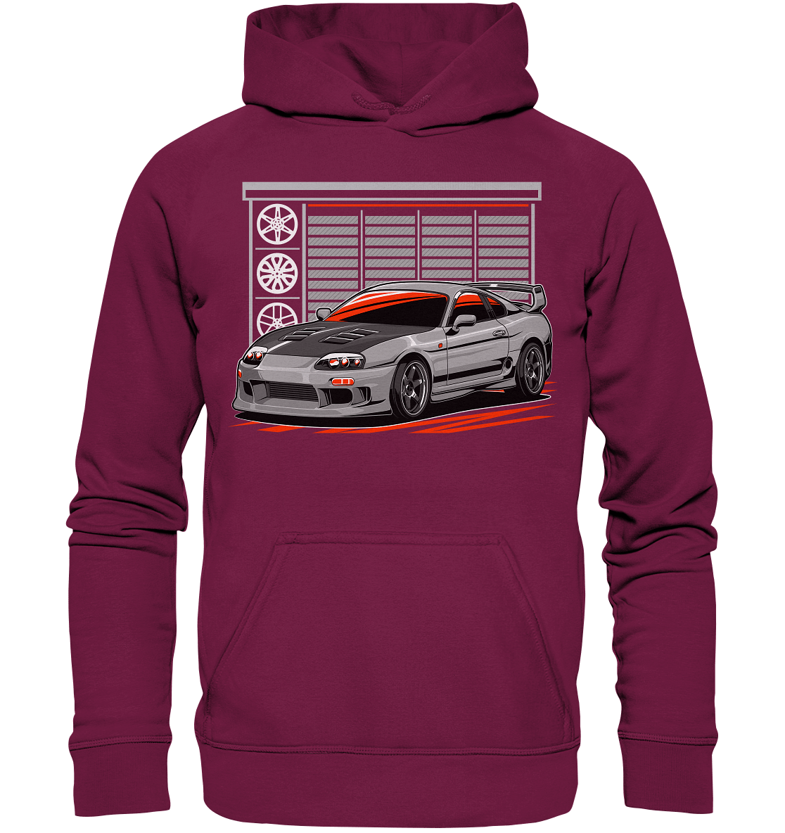 Supra MK4 Garage - Basic Unisex Hoodie - MotoMerch.de