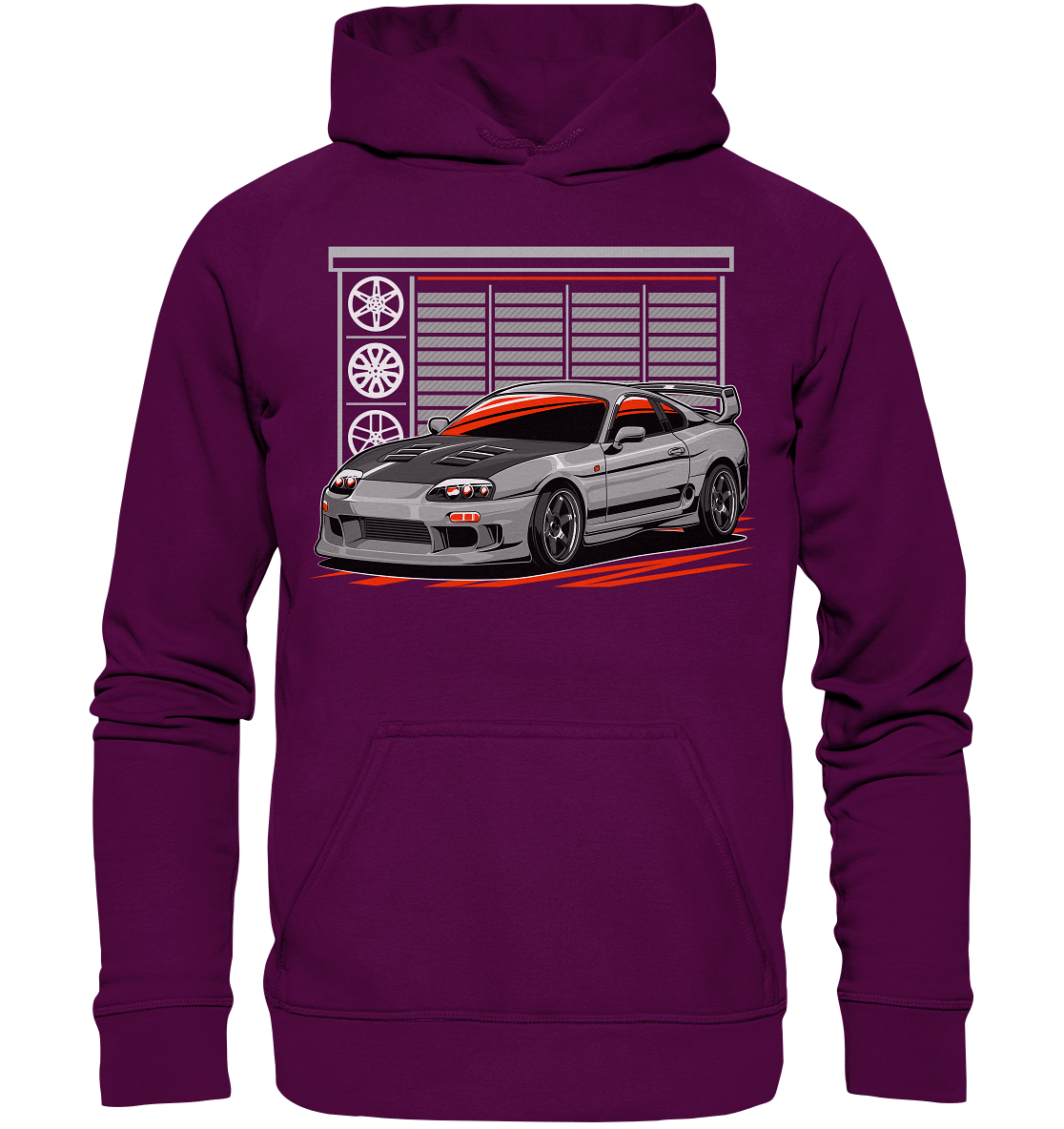 Supra MK4 Garage - Basic Unisex Hoodie - MotoMerch.de