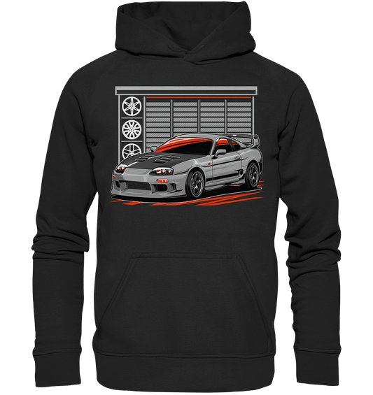 Supra MK4 Garage - Basic Unisex Hoodie XL - MotoMerch.de
