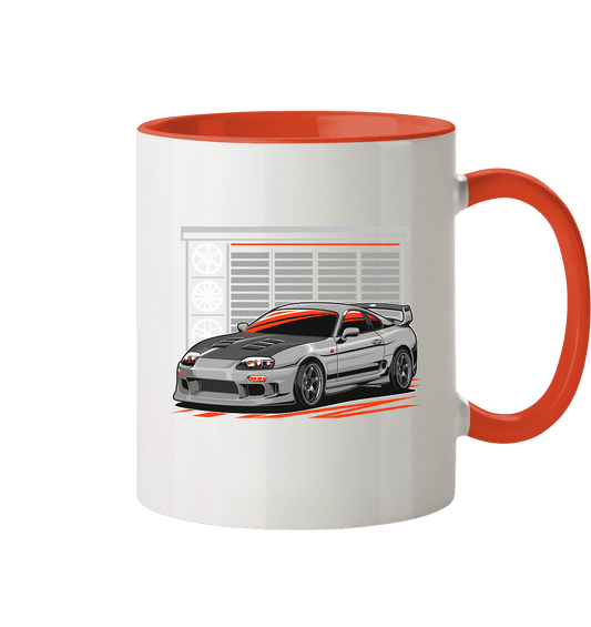Supra MK4 Garage - Tasse zweifarbig - MotoMerch.de