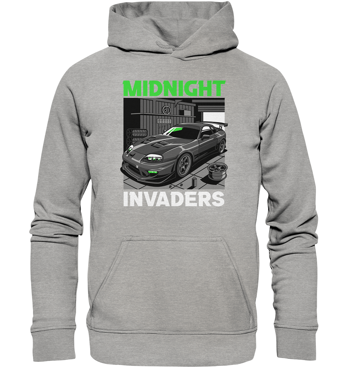 Supra MK4 - Midnight Invaders - Basic Unisex Hoodie - MotoMerch.de