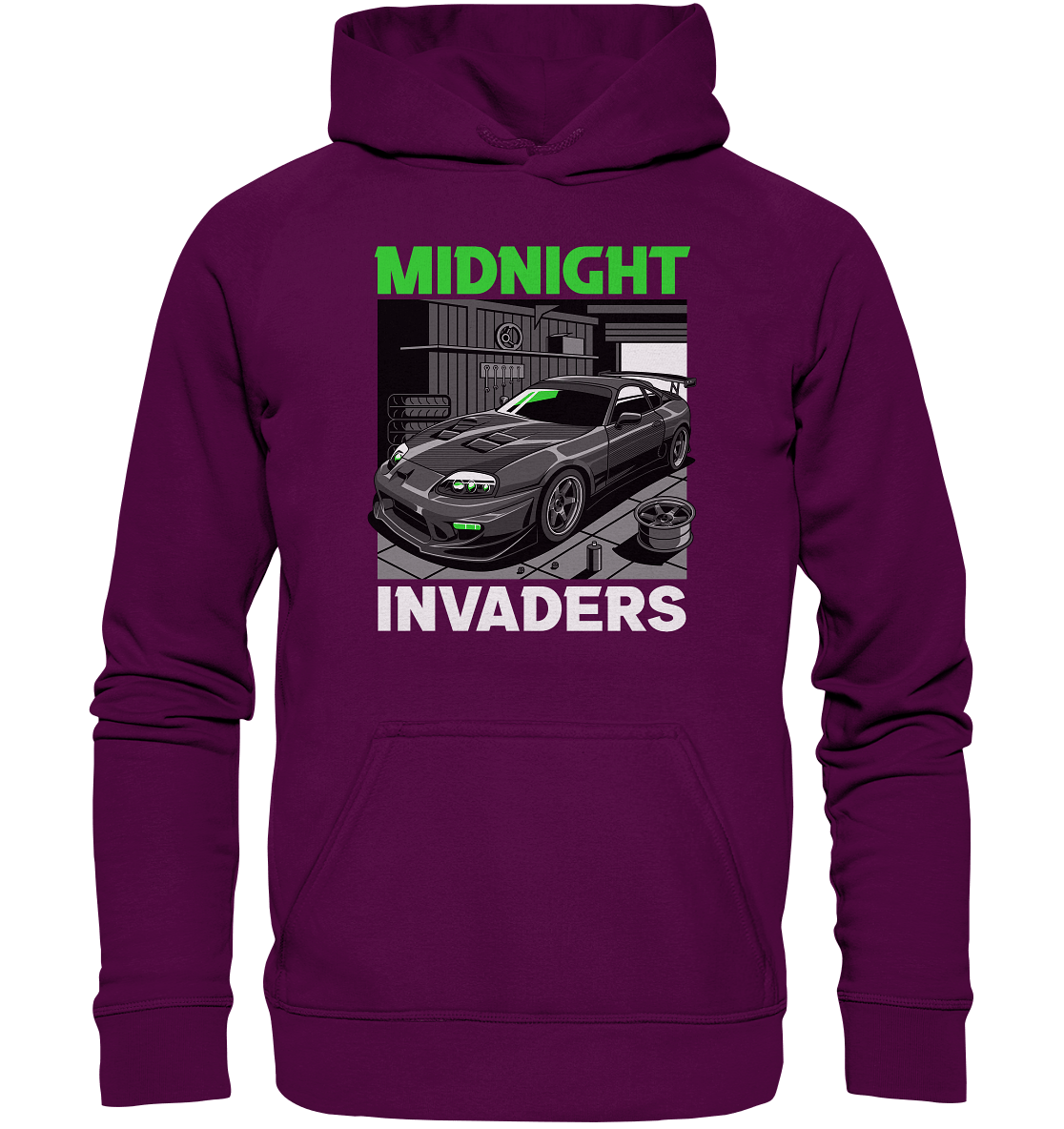 Supra MK4 - Midnight Invaders - Basic Unisex Hoodie - MotoMerch.de