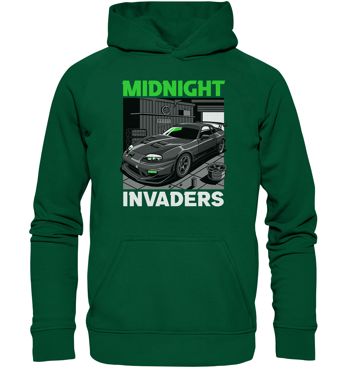 Supra MK4 - Midnight Invaders - Basic Unisex Hoodie - MotoMerch.de