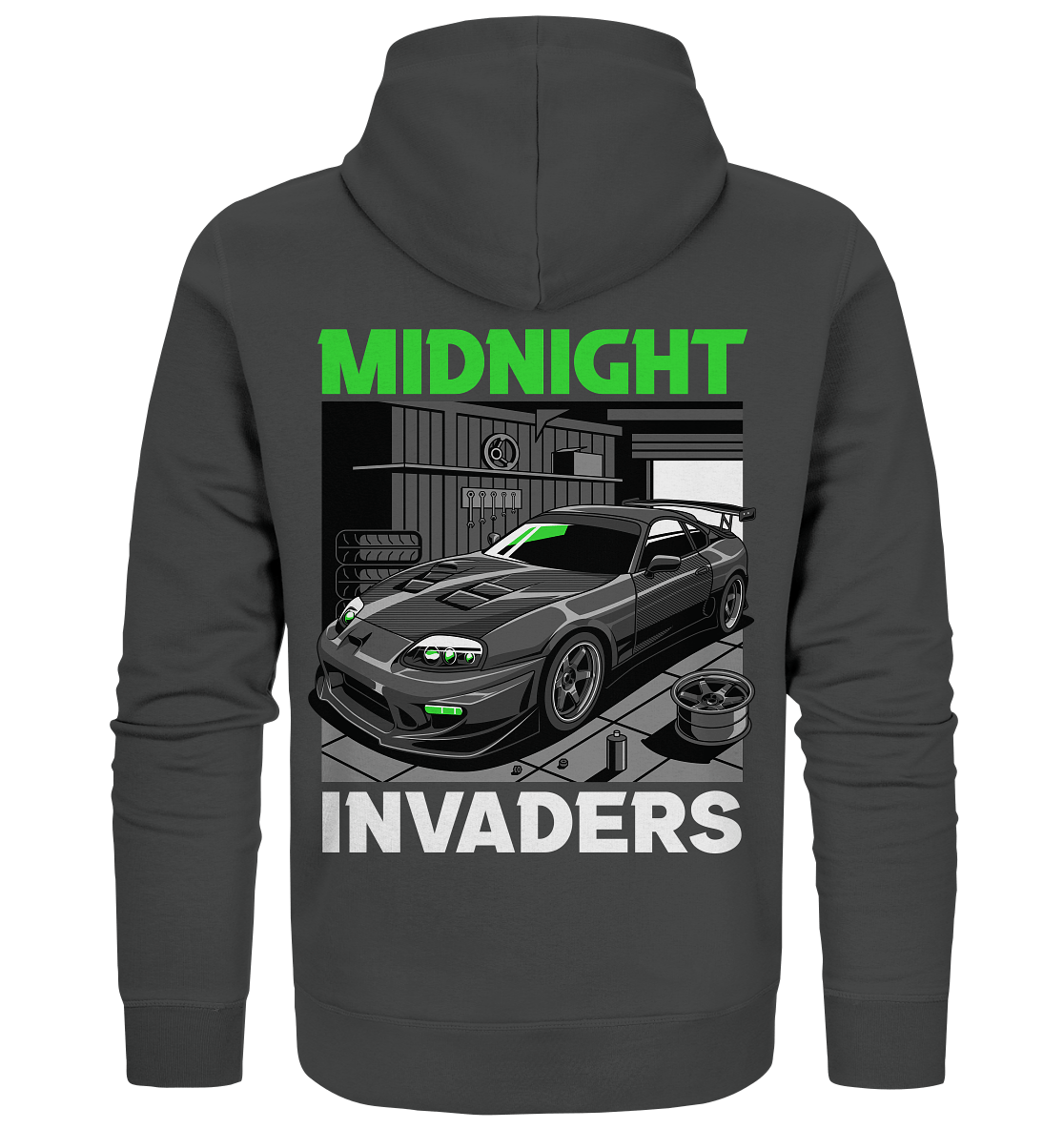 Supra MK4 - Midnight Invaders - Organic Zipper - MotoMerch.de