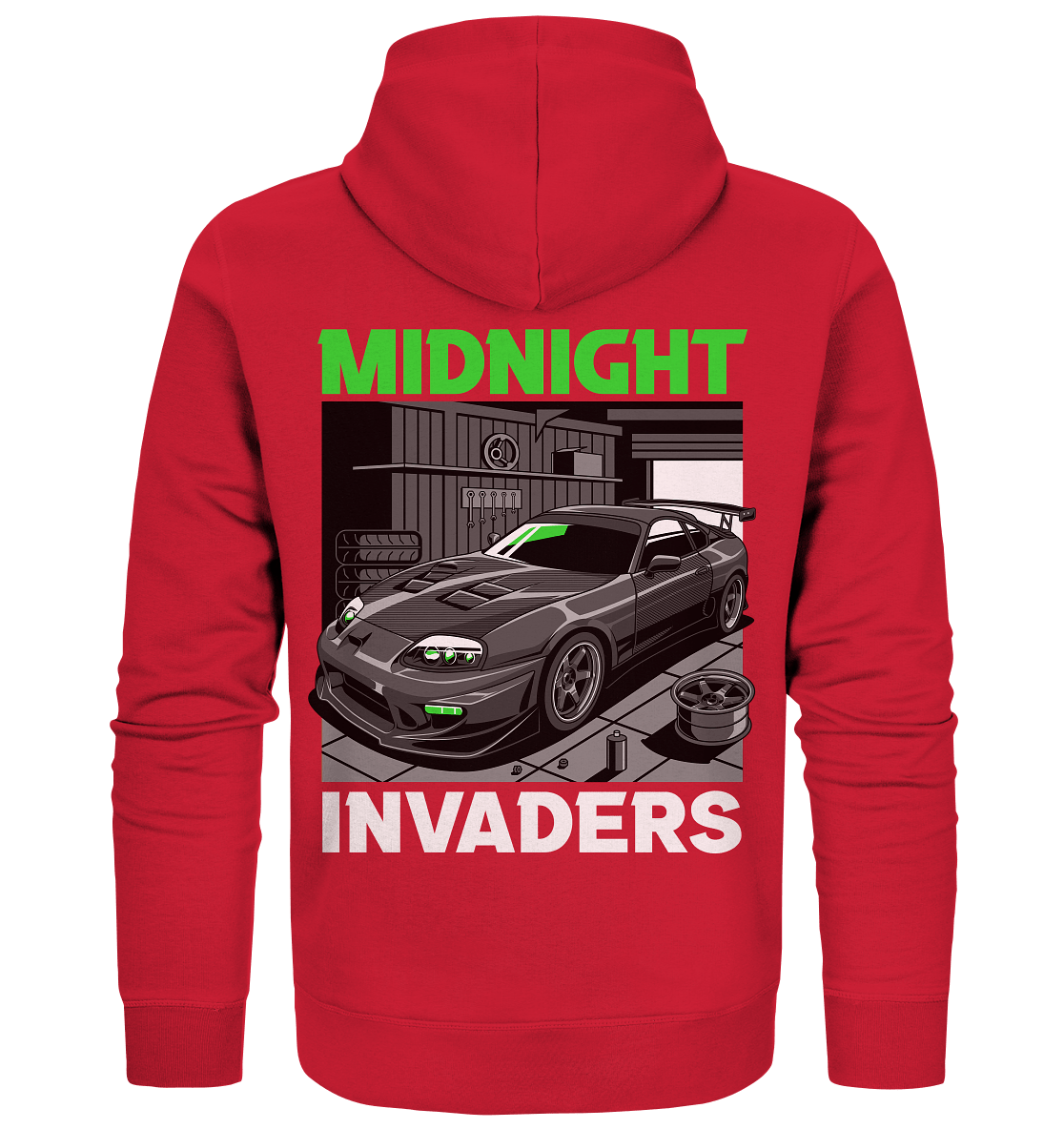 Supra MK4 - Midnight Invaders - Organic Zipper - MotoMerch.de