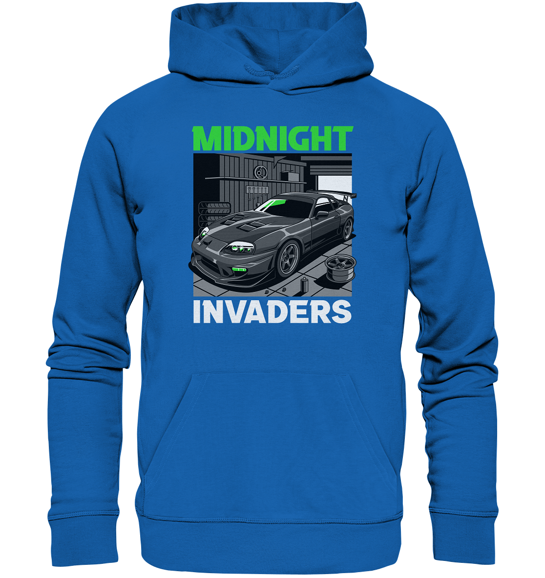 Supra MK4 - Midnight Invaders - Premium Unisex Hoodie - MotoMerch.de
