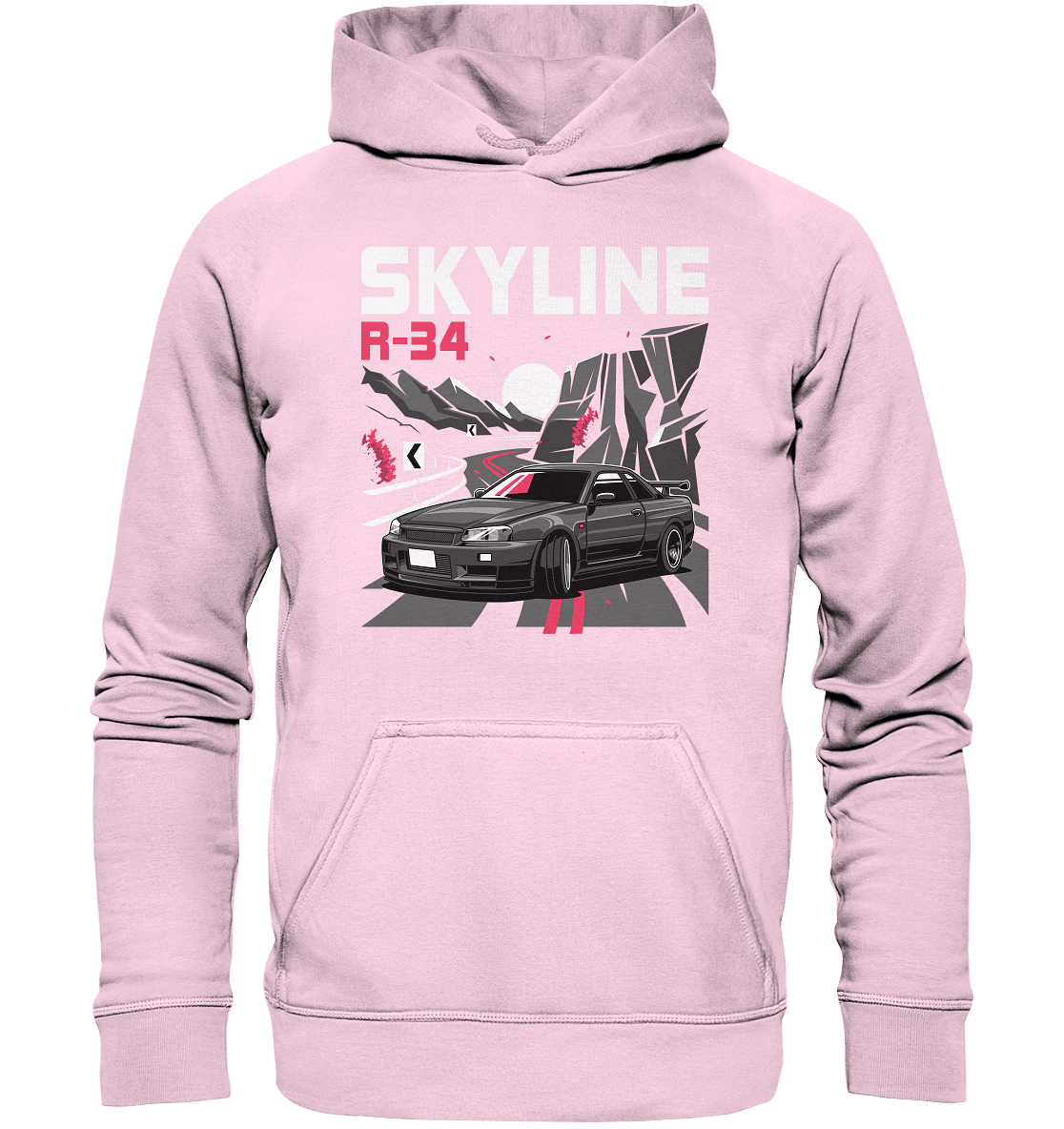 Touge R34 - Basic Unisex Hoodie - MotoMerch.de