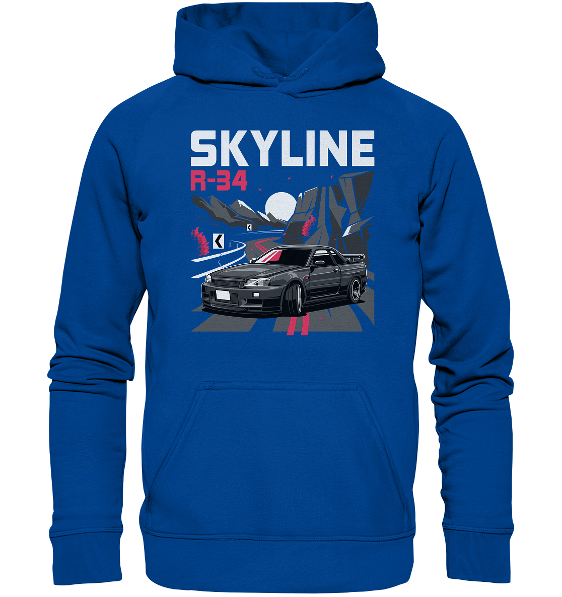 Touge R34 - Basic Unisex Hoodie - MotoMerch.de