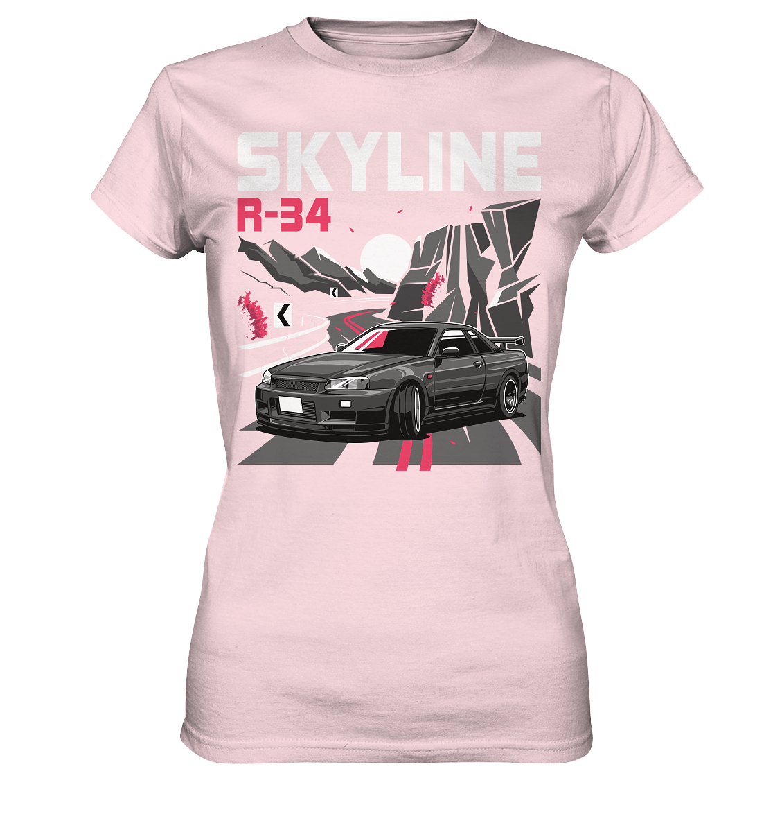 Touge R34 - Ladies Premium Shirt - MotoMerch.de