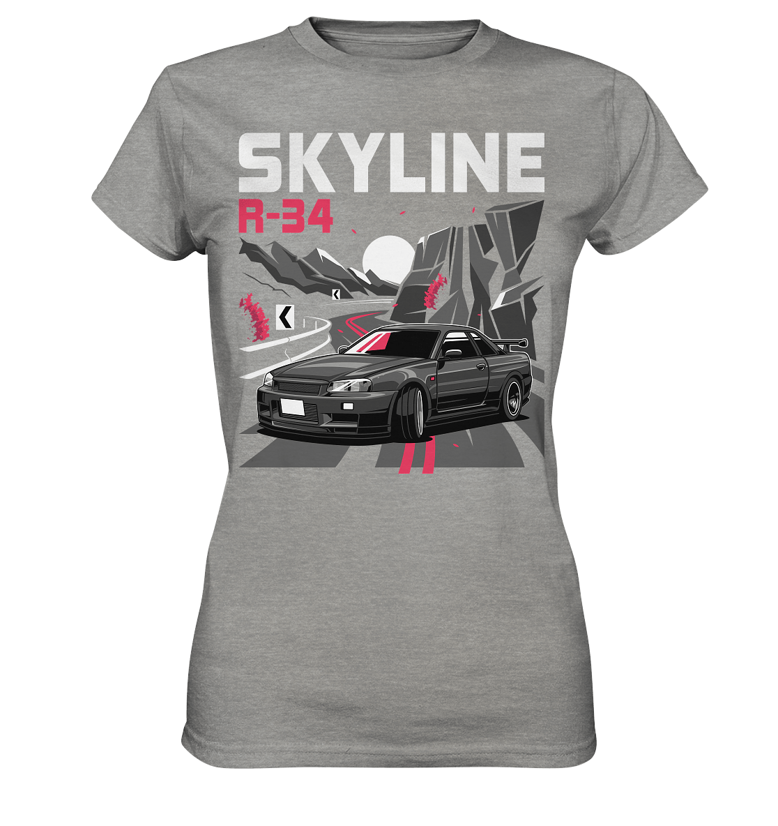 Touge R34 - Ladies Premium Shirt - MotoMerch.de