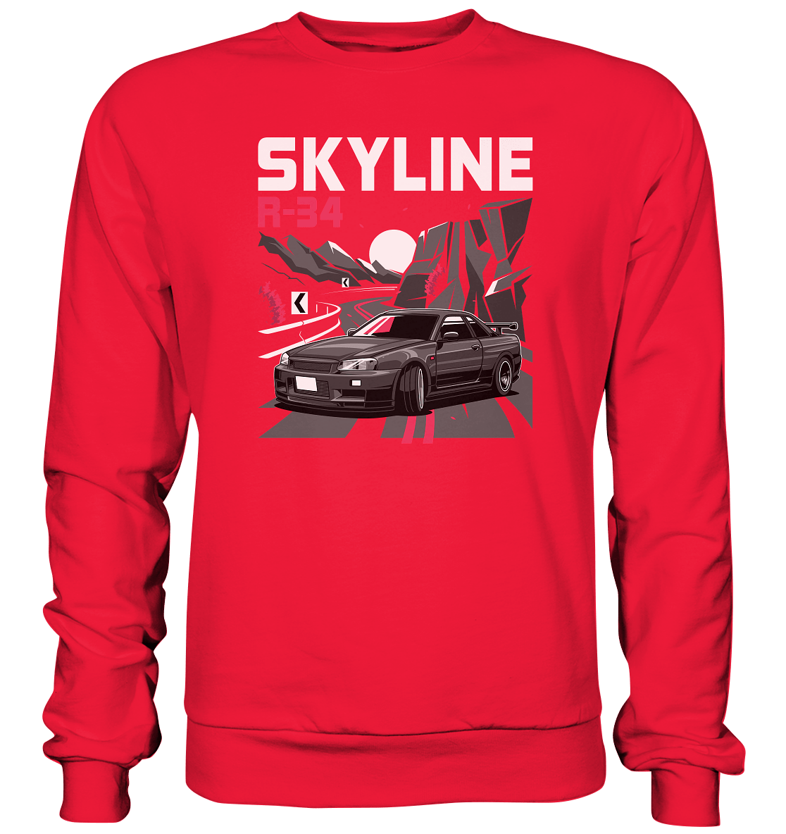 Touge R34 - Premium Sweatshirt - MotoMerch.de