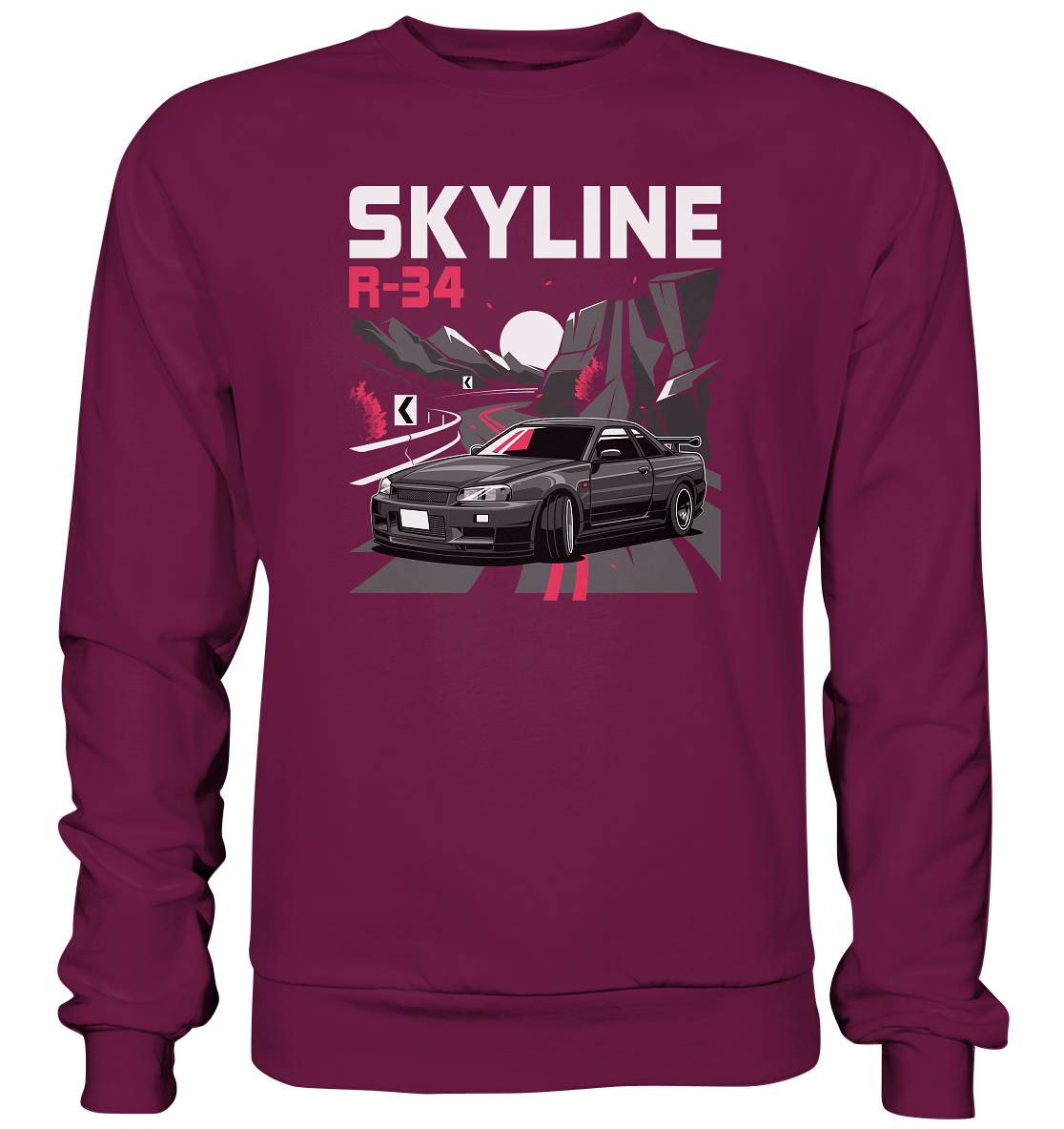 Touge R34 - Premium Sweatshirt - MotoMerch.de