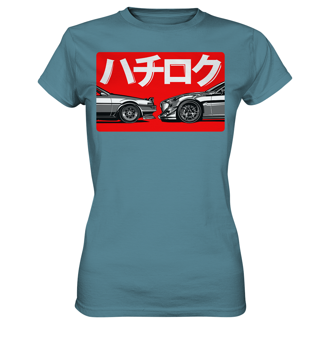 Toyota 86 Generations - Ladies Premium Shirt - MotoMerch.de