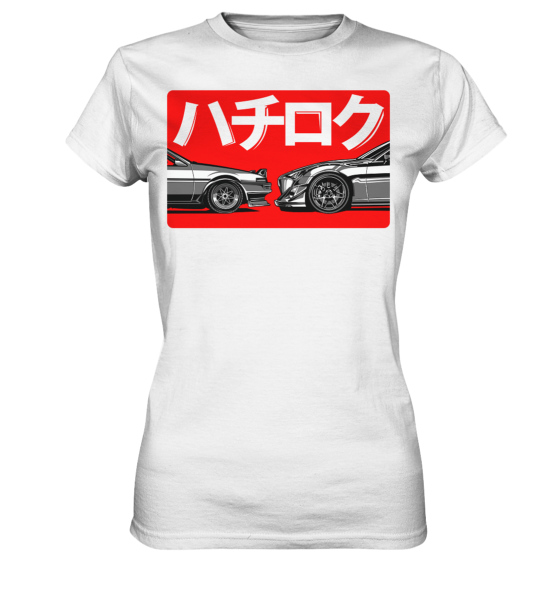 Toyota 86 Generations - Ladies Premium Shirt - MotoMerch.de