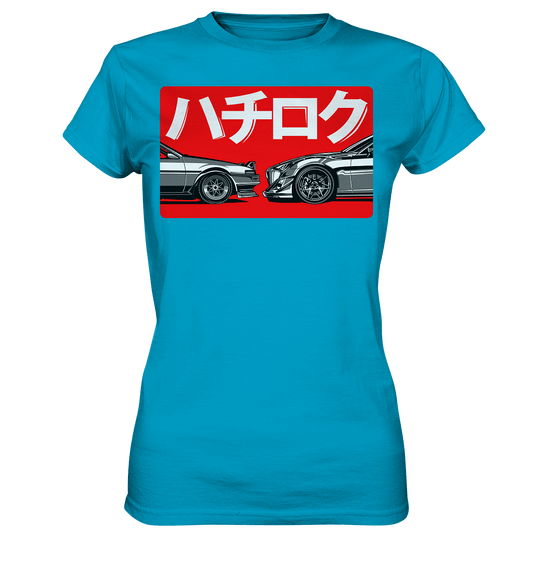 Toyota 86 Generations - Ladies Premium Shirt - MotoMerch.de