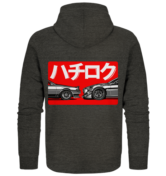 Toyota 86 Generations - Organic Zipper - MotoMerch.de
