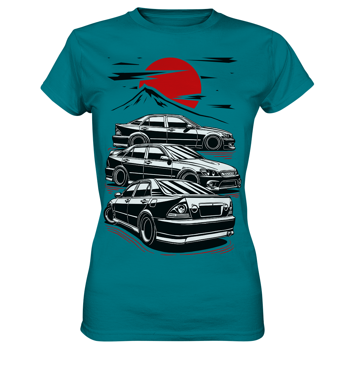 Toyota Altezza / Lexus IS Sunrise - Ladies Premium Shirt - MotoMerch.de