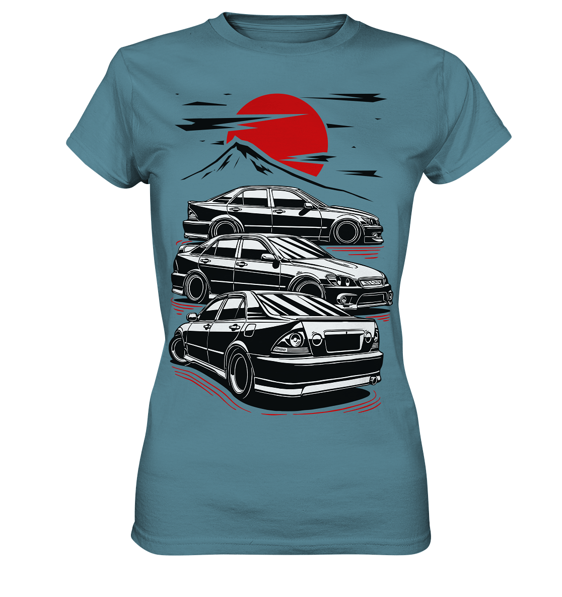 Toyota Altezza / Lexus IS Sunrise - Ladies Premium Shirt - MotoMerch.de