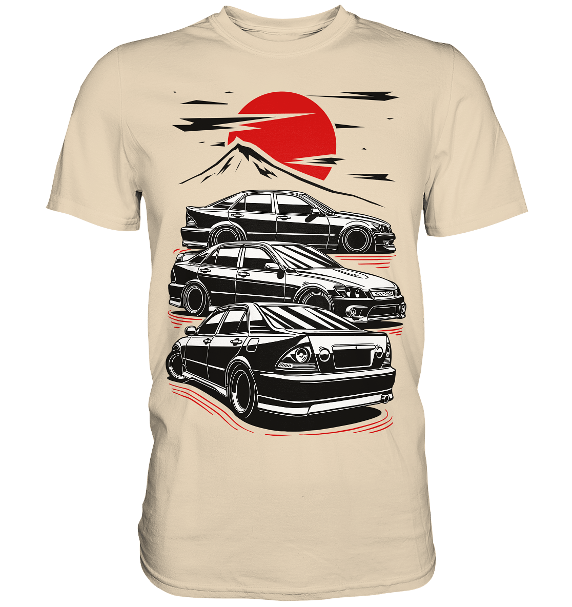 Toyota Altezza / Lexus IS Sunrise - Premium Shirt - MotoMerch.de