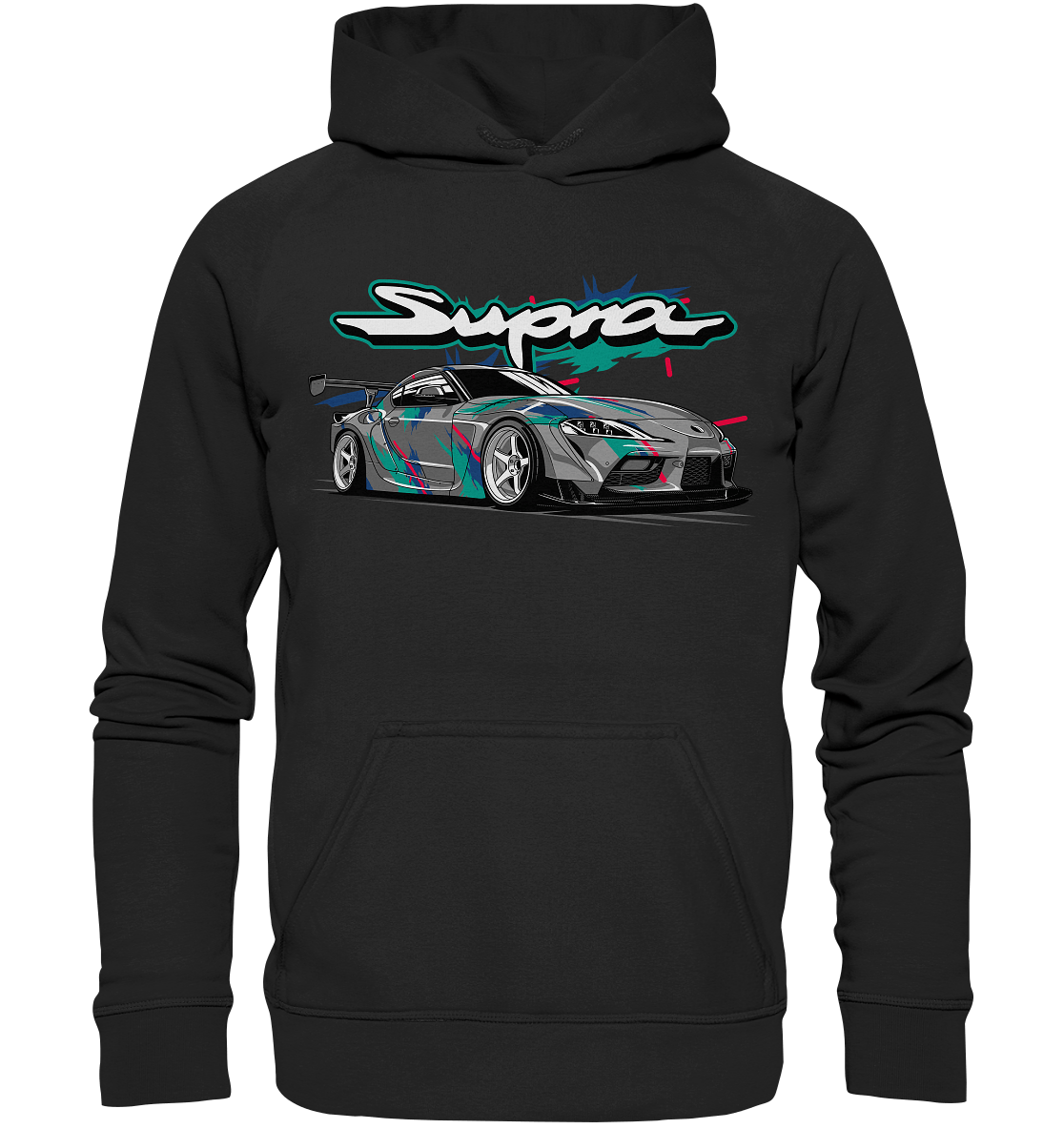 Toyota Supra MK5 - Basic Unisex Hoodie XL - MotoMerch.de